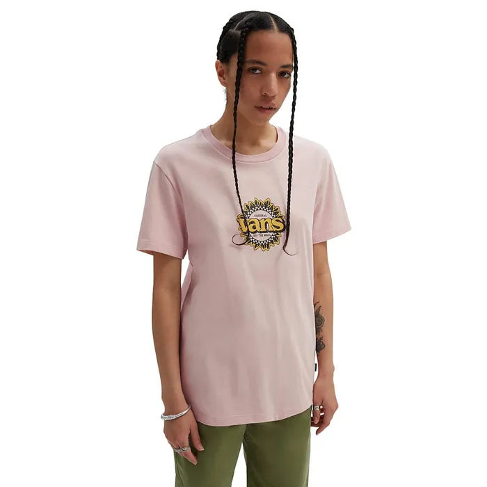 Vans View All Women Sanctuary Boyfriend Fit TShirt Pink
