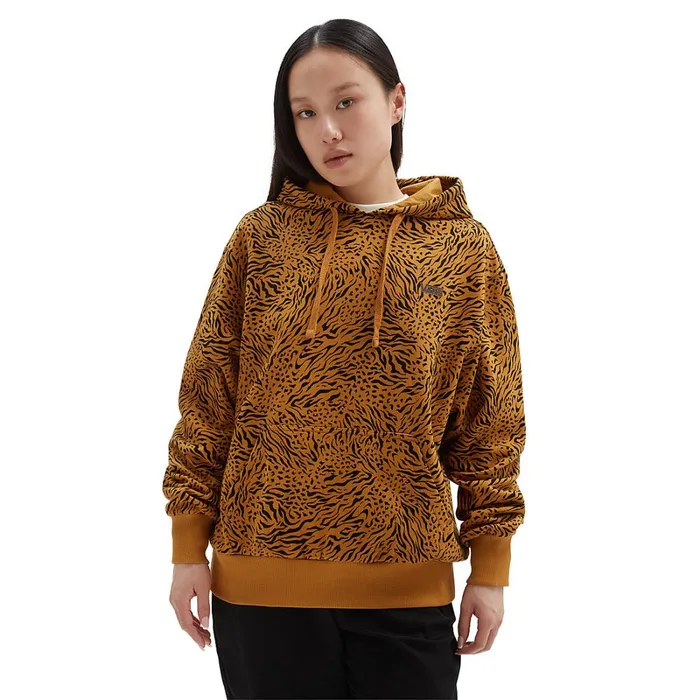 Vans View All Women Scout Animal Pullover Hoodie Brown