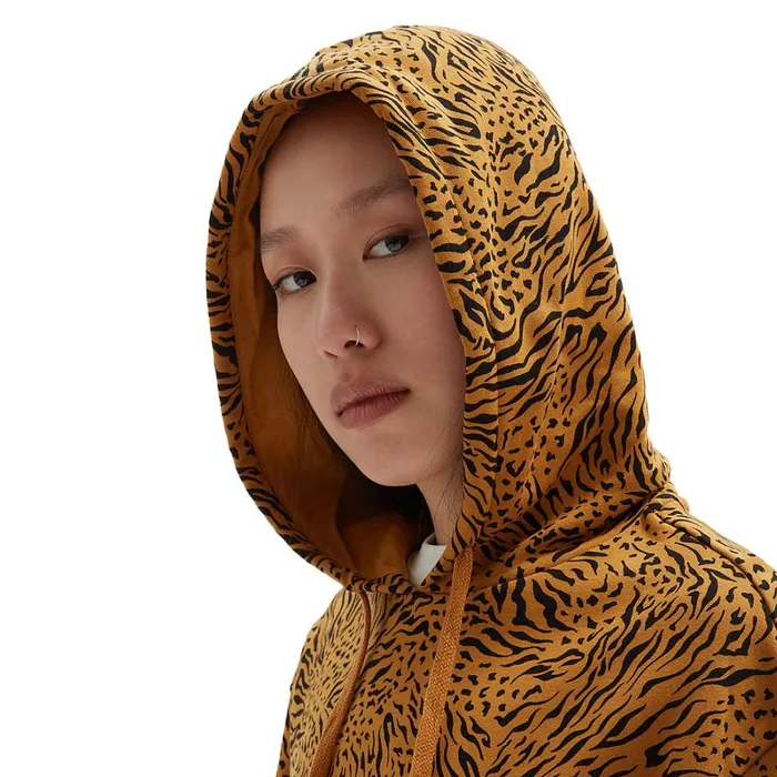 Vans View All Women Scout Animal Pullover Hoodie Brown