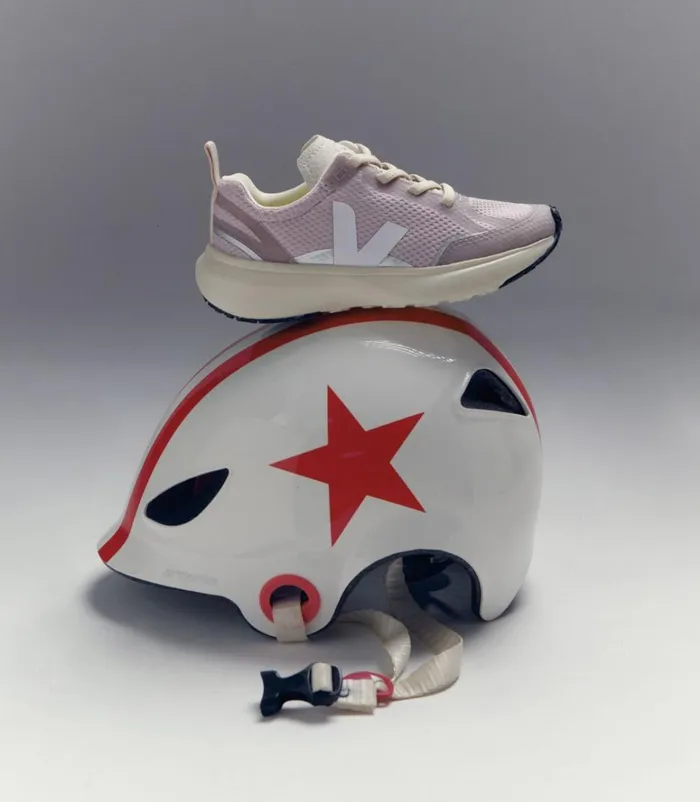 VEJA Canary Kids CANARY ALVEOMESH PARME WHITE