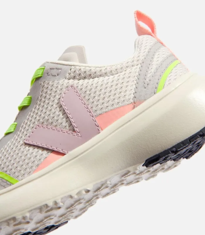 VEJA Canary Kids CANARY ELASTIC LACES ALVEOMESH NATURAL BABE