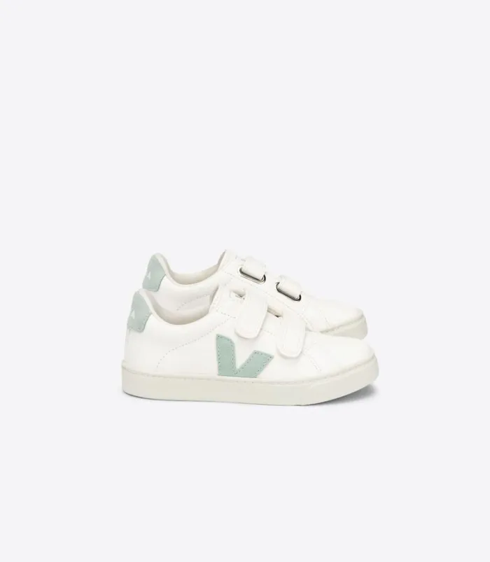 VEJA Esplar Kids ESPLAR CHROMEFREE LEATHER WHITE MATCHA