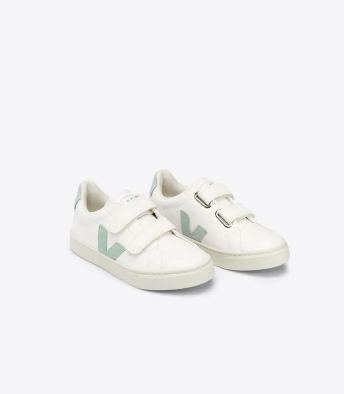 VEJA Esplar Kids ESPLAR CHROMEFREE LEATHER WHITE MATCHA