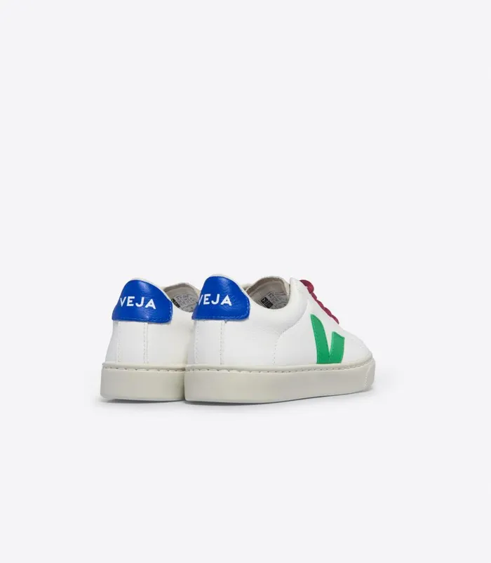 VEJA Esplar Kids ESPLAR LACES CHROMEFREE LEATHER WHITE LEAF PAROS