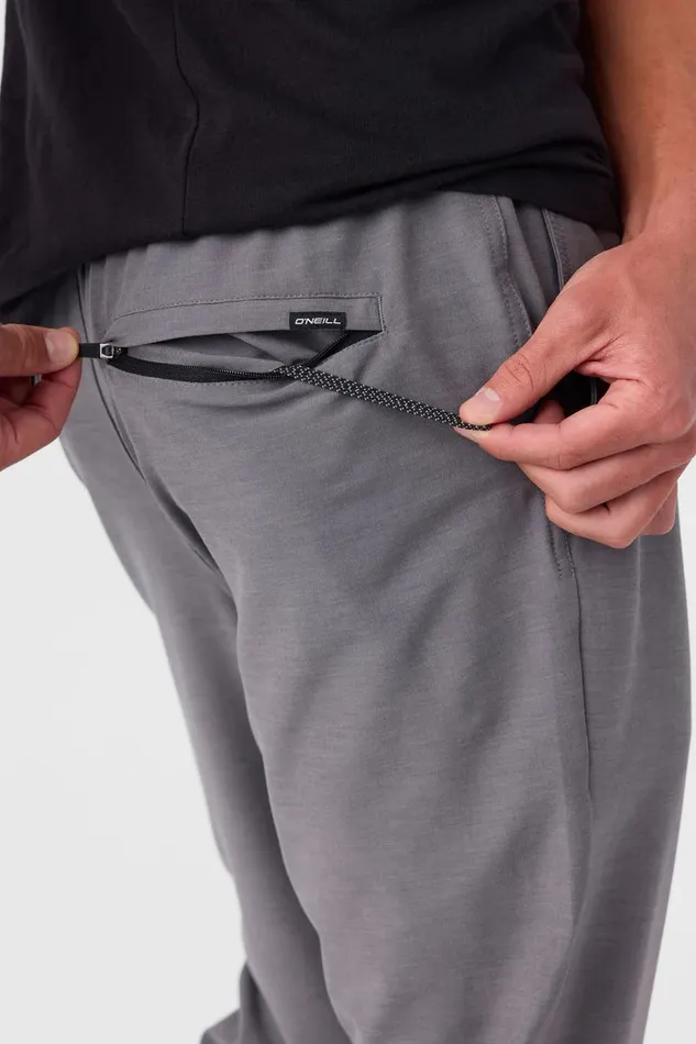 VENTURE ELASTIC WAIST HYBRID PANTS Heather Grey Men O039NEILL Clothing