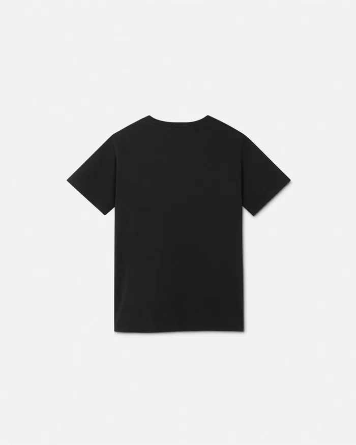 Versace 90s Vintage Logo TShirt Black Kids Shirts and Tshirts