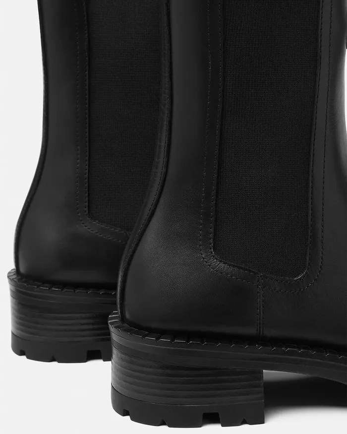 Versace Alia Chelsea Boots 35 Mm Blackgold Women Boots