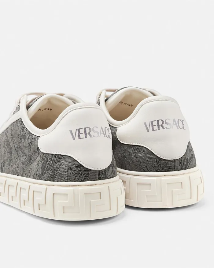 Versace Barocco Greca Sneakers Beige Men Greca