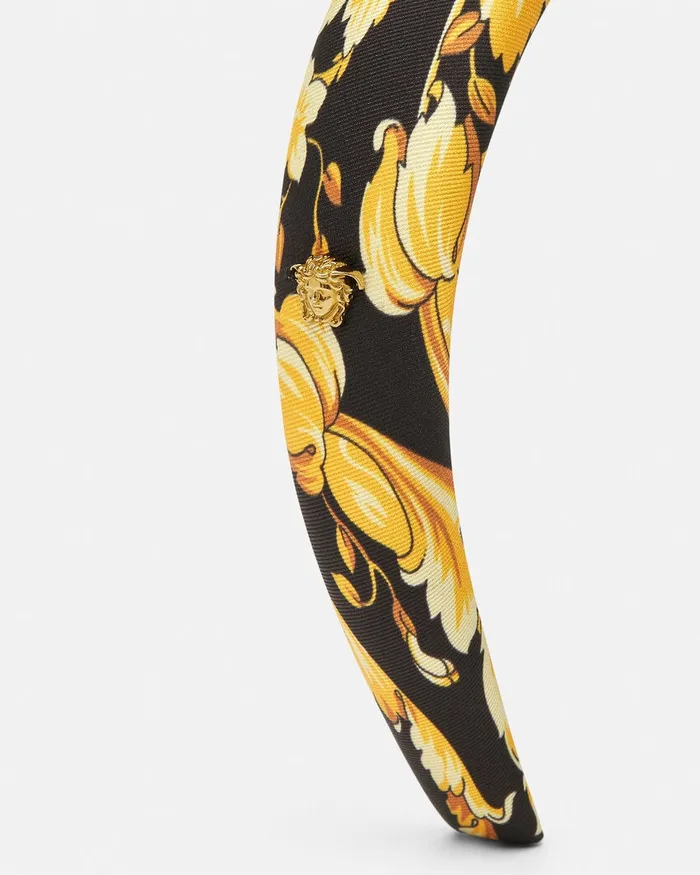 Versace Barocco Headband Blackprint Women Hair Accessories