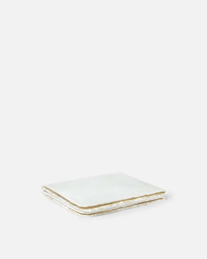 Versace Barocco Padded Baby Blanket Beige Kids Accessories