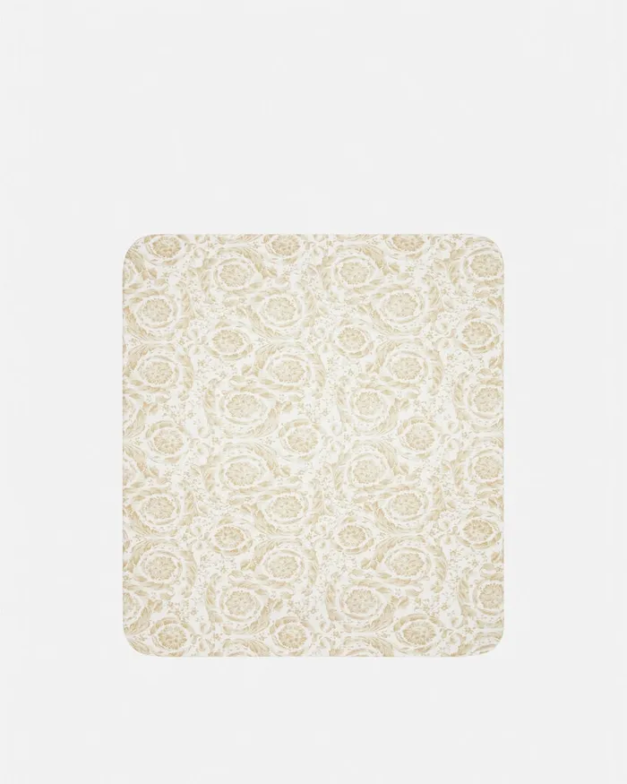 Versace Barocco Padded Baby Blanket Beige Kids Accessories