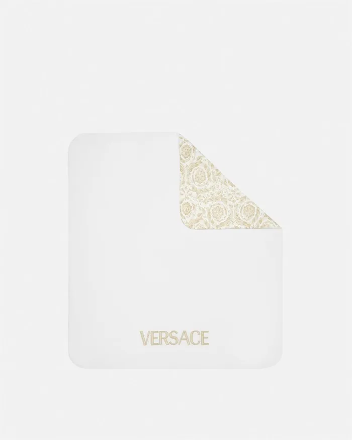 Versace Barocco Padded Baby Blanket Beige Kids Accessories