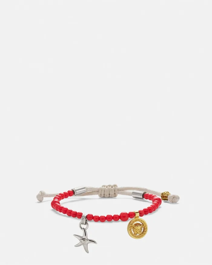 Versace Barocco Sea Bracelet Red WomenMen Bracelets