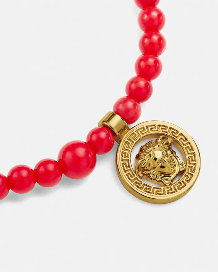 Versace Barocco Sea Bracelet Red WomenMen Bracelets