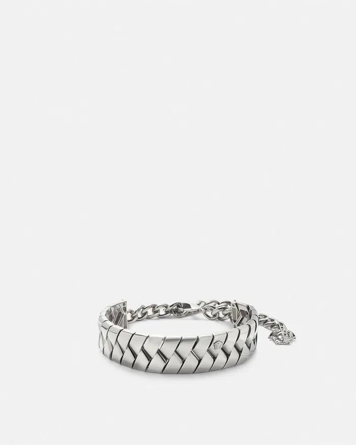 Versace Bind Choker Silver Women Necklaces