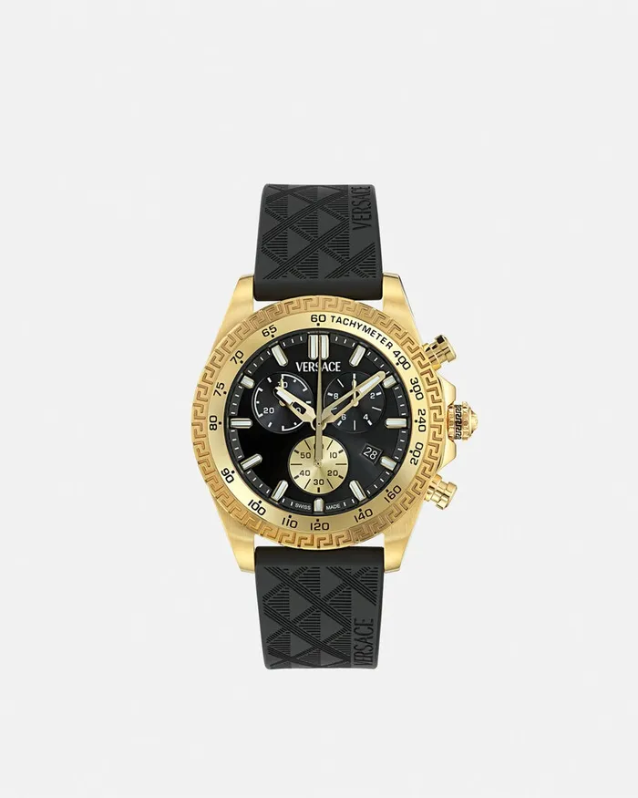 Versace Chrono X Watch Blackgold Men Watches