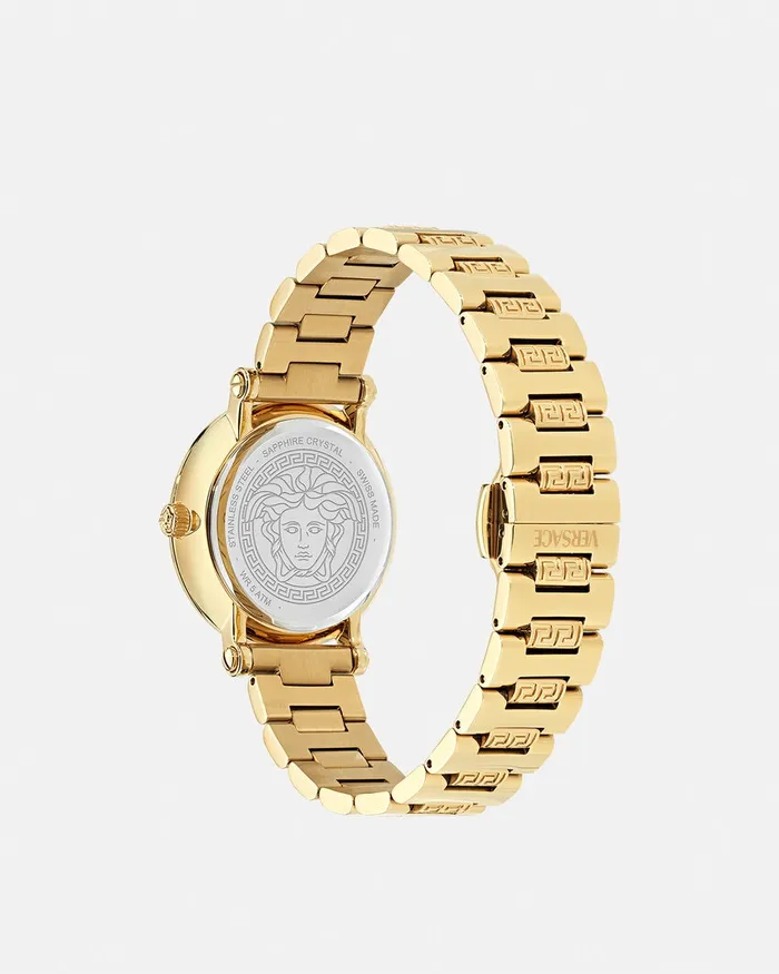 Versace Greca Sphere Watch Gold Women Watches