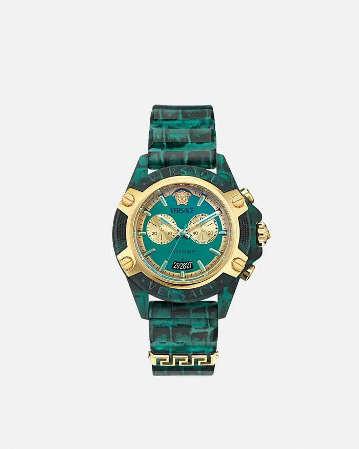 Versace Icon Active Watch Greengold WomenMen Watches
