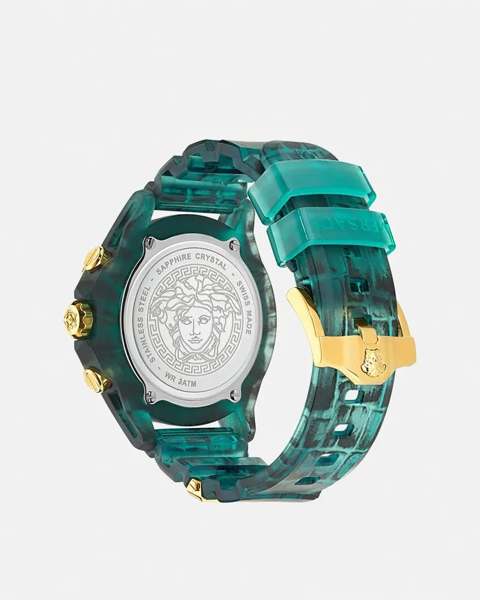 Versace Icon Active Watch Greengold WomenMen Watches