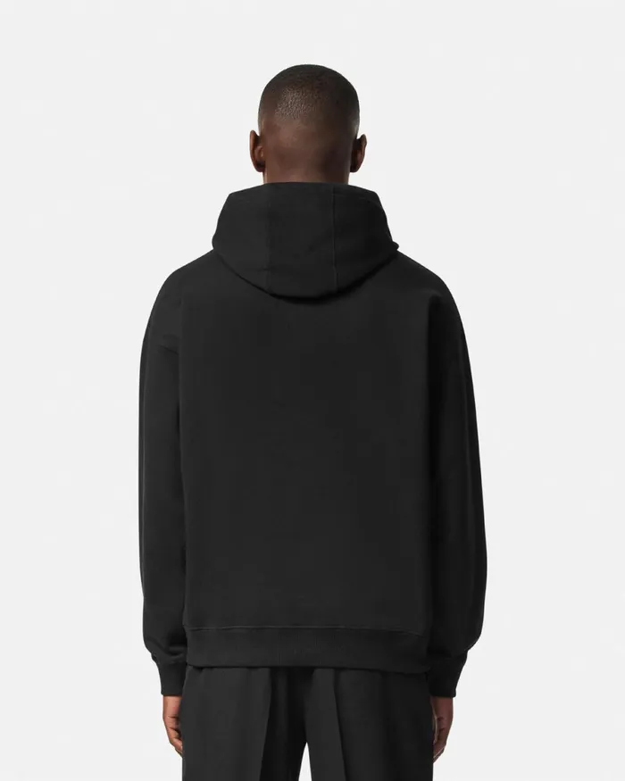Versace La Medusa Hoodie Black Men Sweatshirts