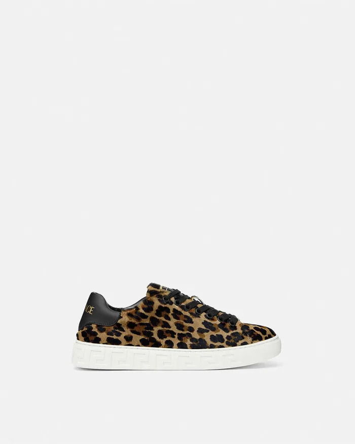 Versace Leopard Greca Sneakers Animalier Women Sneakers