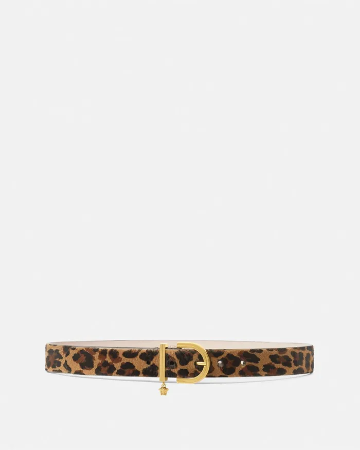Versace Leopard Medusa 03995 Belt 12034 Animalier Women Belts
