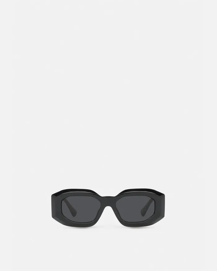 Versace Maxi Medusa Biggie Sunglasses Blackgold MenWomen Sunglasses