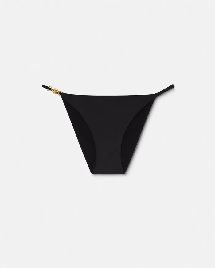 Versace Medusa 03995 Bikini Bottoms Black Women Swimwear