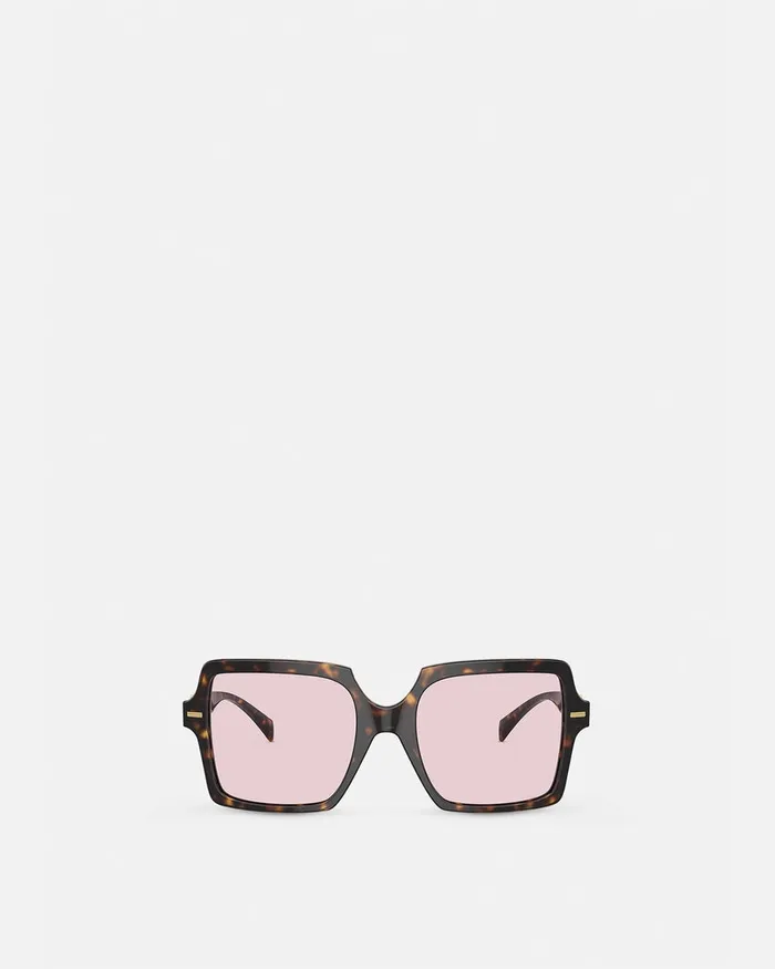 Versace Medusa 03995 Butterfly Sunglasses Havana Women Sunglasses