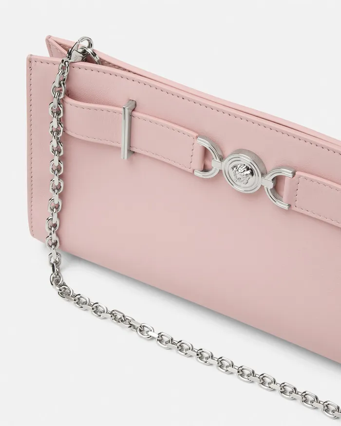 Versace Medusa 03995 Clutch Light Pink Women Mini Bags and Clutches