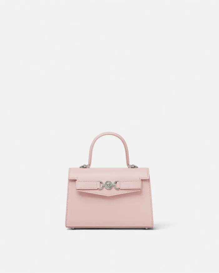 Versace Medusa 03995 Small Handbag Light Pink Women Top Handle