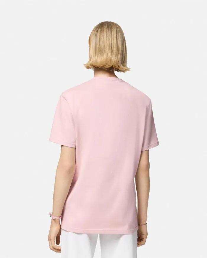 Versace Medusa Oversized TShirt Light Pink Women TShirts and Sweatshirts