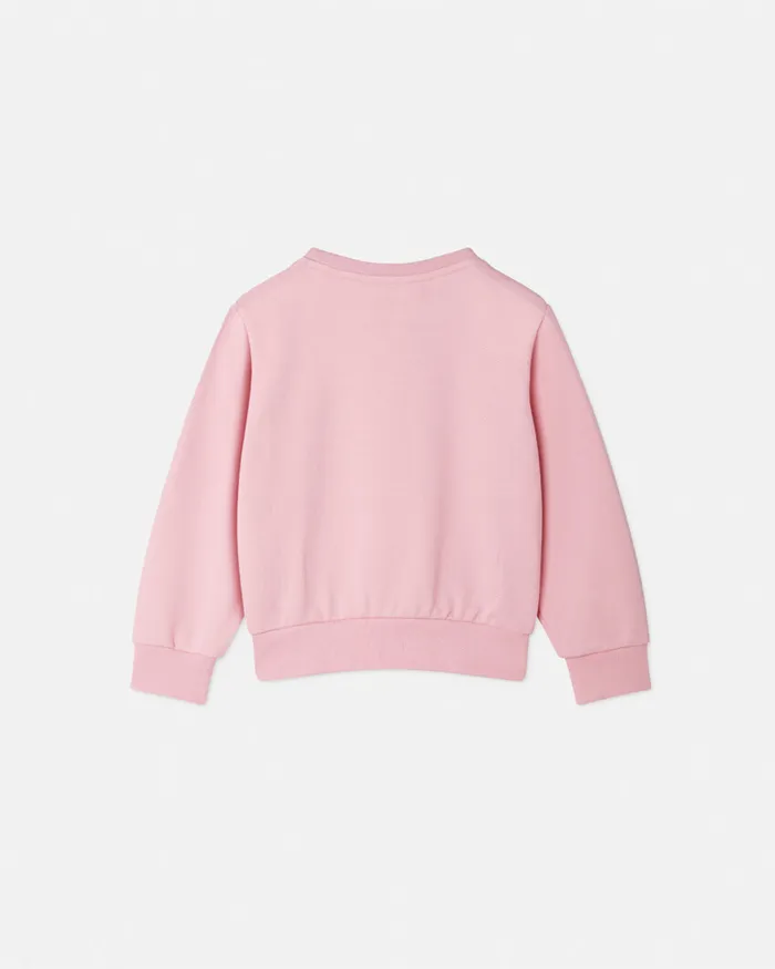 Versace Medusa Sweatshirt Pink Kids Knitwear and Sweatshirts