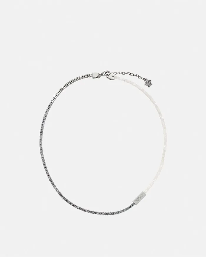 Versace Necklace Silver WomenMen Necklaces