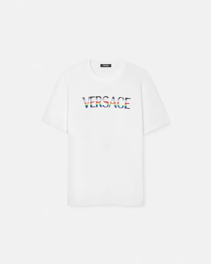 Versace Pride Barocco Logo TShirt Whiteprint WomenMen TShirts and Sweatshirts Versace Pride Barocco Logo TShirt Whiteprint WomenMen TShirts and Sweatshirts