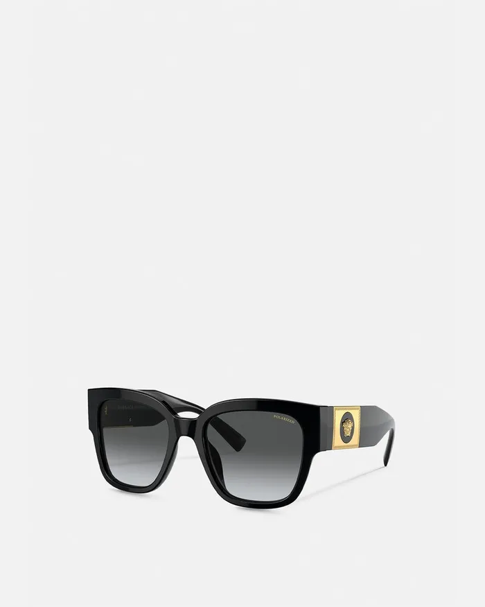 Versace Squared Sunglasses Black Women Sunglasses