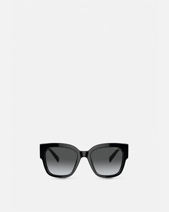 Versace Squared Sunglasses Black Women Sunglasses