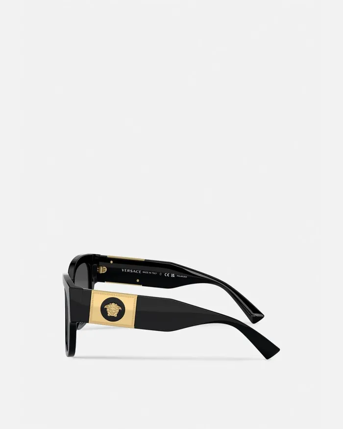 Versace Squared Sunglasses Black Women Sunglasses