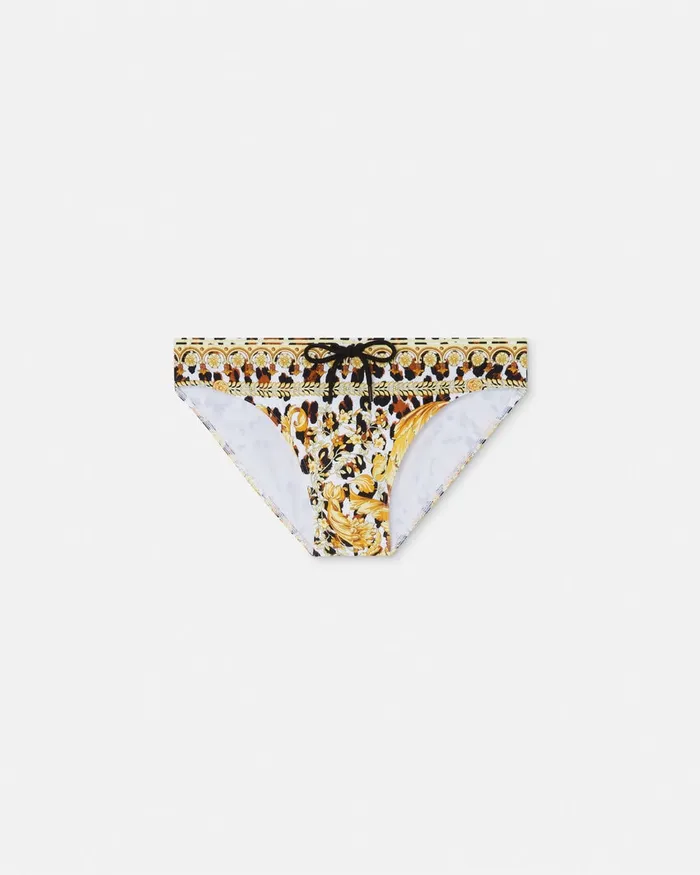Versace Wild Barocco Swim Briefs Print Men Swimwear