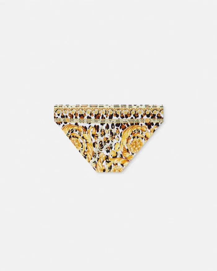 Versace Wild Barocco Swim Briefs Print Men Swimwear