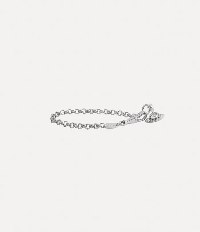 Vivienne Westwood Bracelets WomenMen New Petite Orb Bracelet Platinum