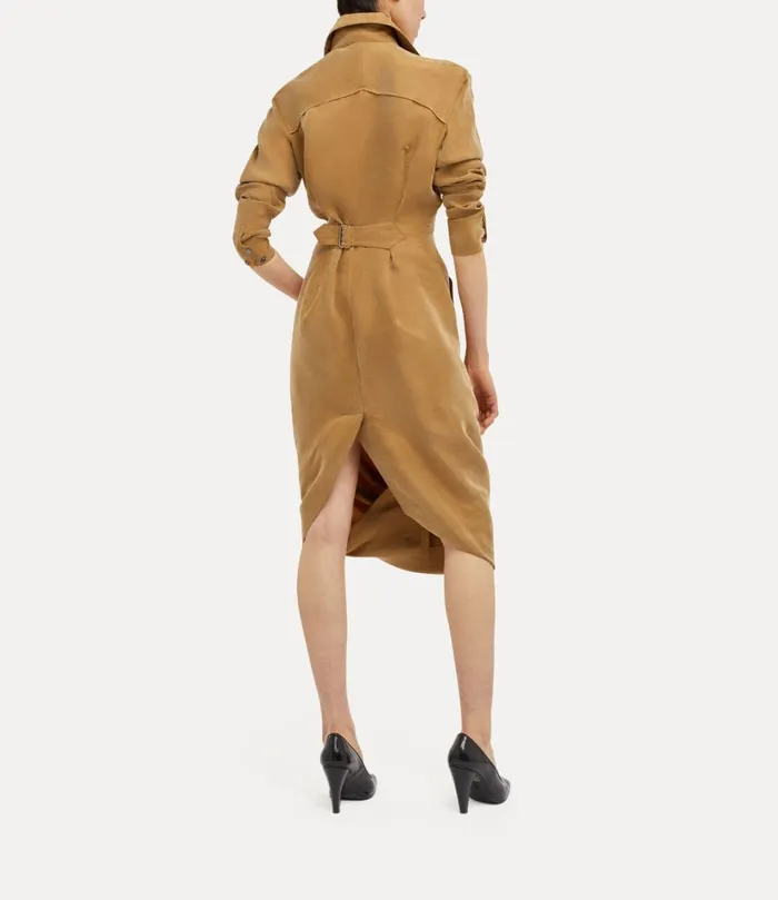 Vivienne Westwood Dresses Women Fire Dress Camel