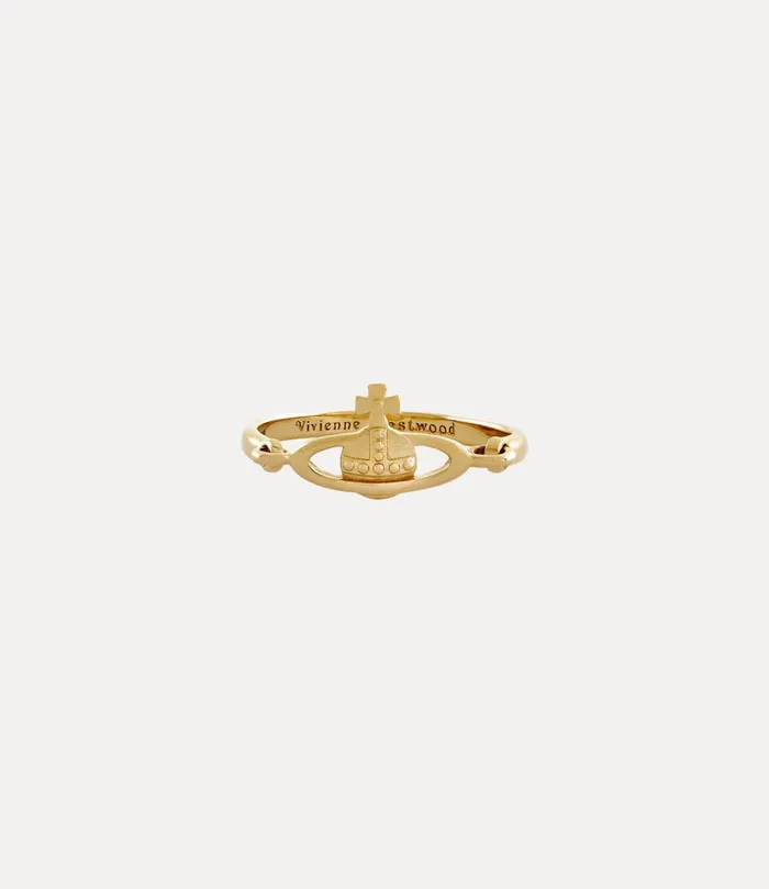 Vivienne Westwood Rings WomenMen Vendome Ring Gold