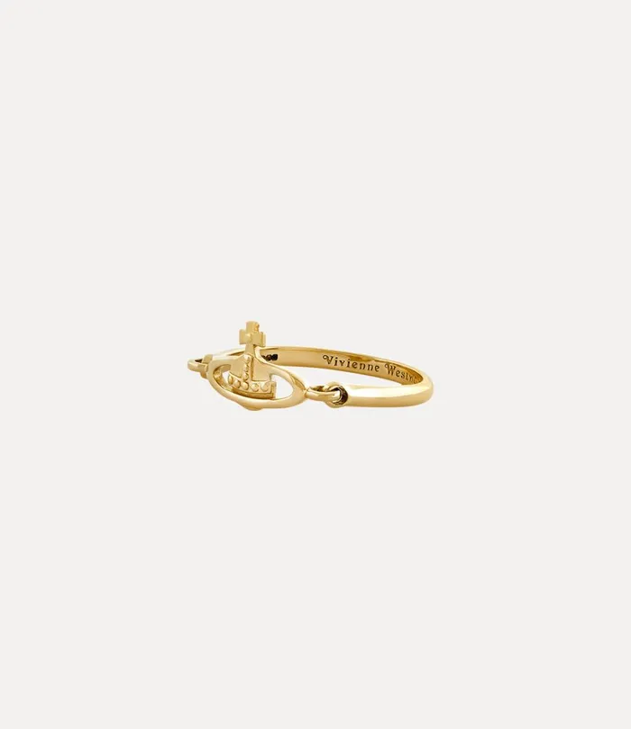 Vivienne Westwood Rings WomenMen Vendome Ring Gold