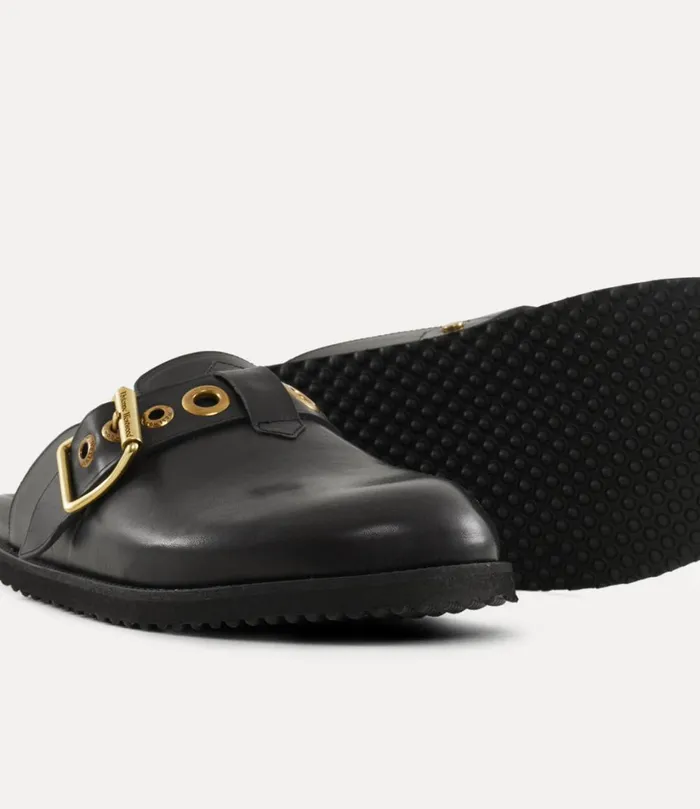 Vivienne Westwood Sandals Men New Oz Clogs Black