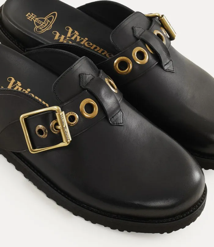 Vivienne Westwood Sandals Men New Oz Clogs Black