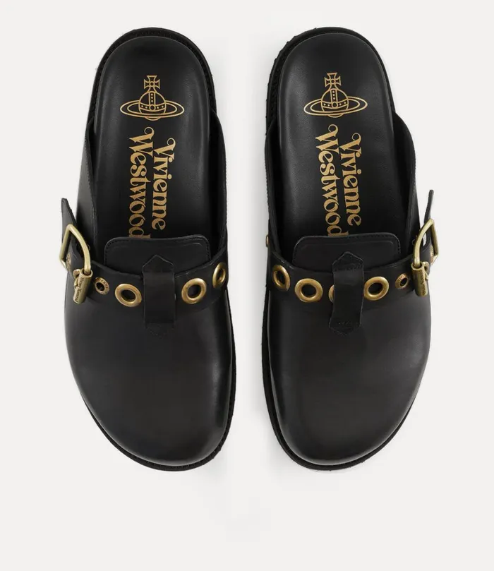 Vivienne Westwood Sandals Men New Oz Clogs Black