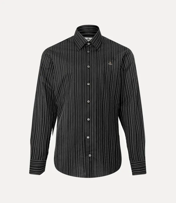 Vivienne Westwood Shirts Men Ghost Shirt Black