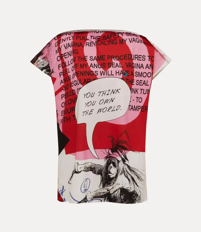 Vivienne Westwood Sweatshirts And TShirts WomenMen Worlds End Square TShirt Composite Vivienne Westwood Sweatshirts And TShirts WomenMen Worlds End Square TShirt Composite