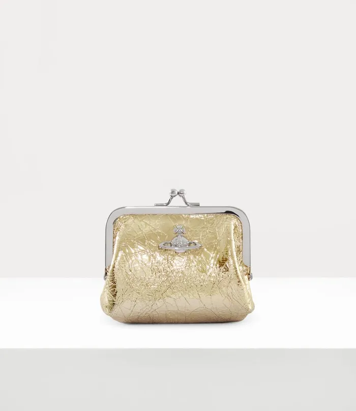 Vivienne Westwood Wallets And Purses Women Frame Coin Purse Gold